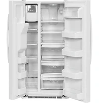 23 Cu. Ft. White Side-by-Side Refrigerator