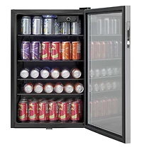 Stainless 150 Can Capacity Beverage Center
