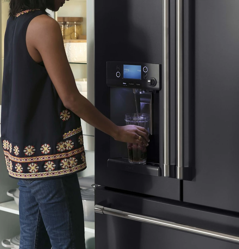 28 Cu. Ft. Black Slate French Door Refrigerator with Keurig