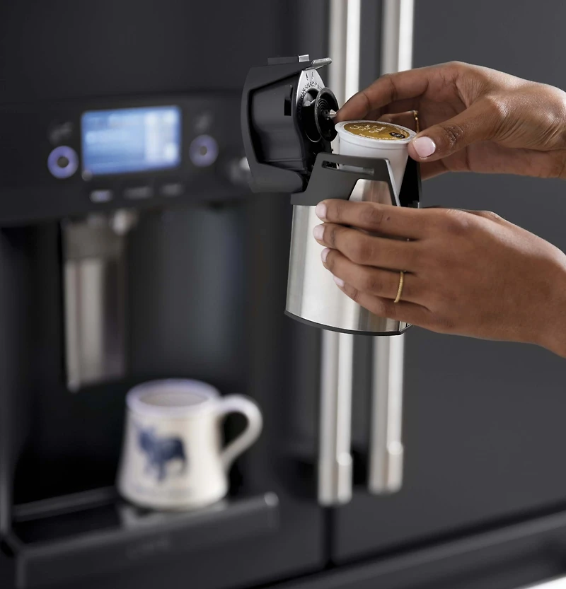 28 Cu. Ft. Black Slate French Door Refrigerator with Keurig