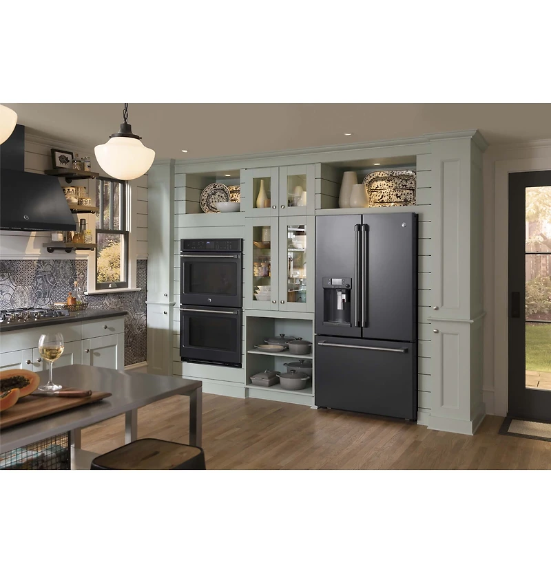 28 Cu. Ft. Black Slate French Door Refrigerator with Keurig
