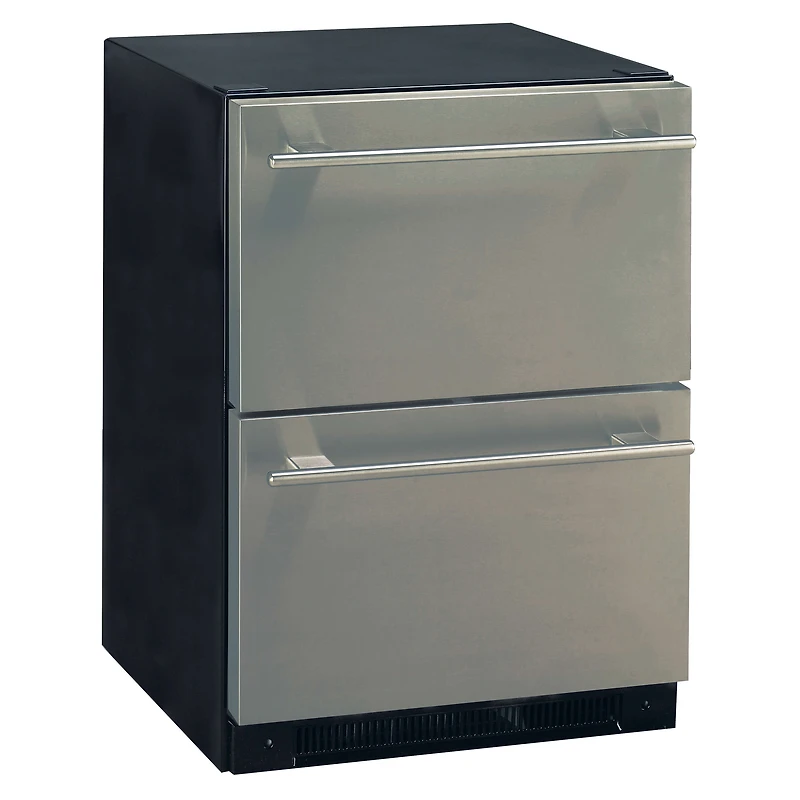 5.4 Cu. Ft. Stainless Built-In Dual-Drawer Refrigerator