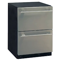 5.4 Cu. Ft. Stainless Built-In Dual-Drawer Refrigerator