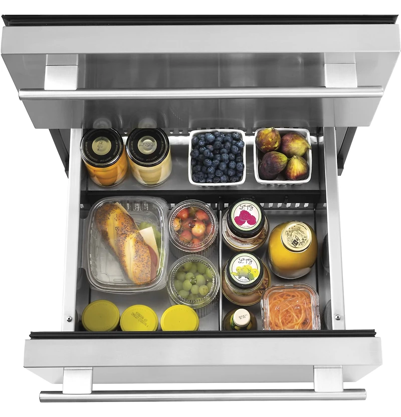 5.4 Cu. Ft. Stainless Built-In Dual-Drawer Refrigerator