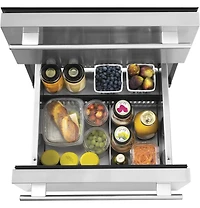 5.4 Cu. Ft. Stainless Built-In Dual-Drawer Refrigerator