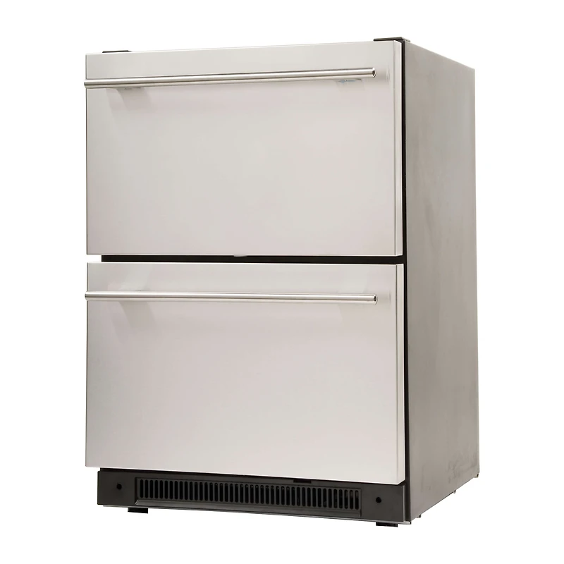 5.4 Cu. Ft. Stainless Built-In Dual-Drawer Refrigerator