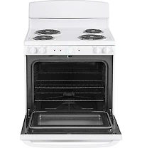 5.0 Cu. Ft. White Free-Standing Electric Range