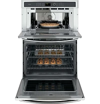 Stainless Steel Profile Series 30 inch Built-In Combination Convection Microwave/Convection Wall Oven