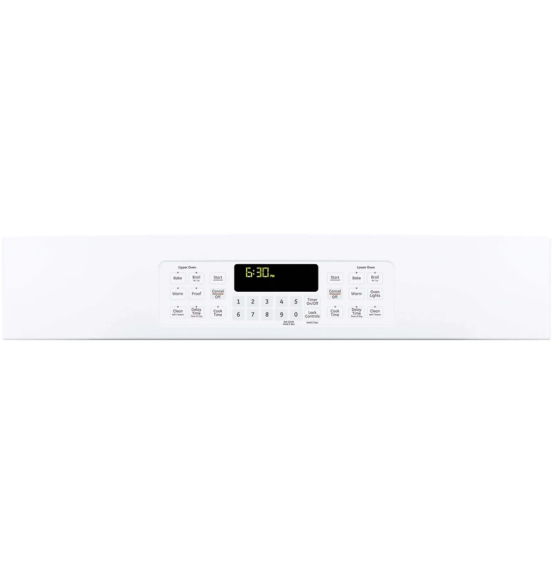 White 27 inch Built-In Double Wall Oven