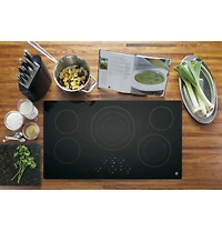 36 inch Black 5 Burner Electric Cooktop - OPEN BOX