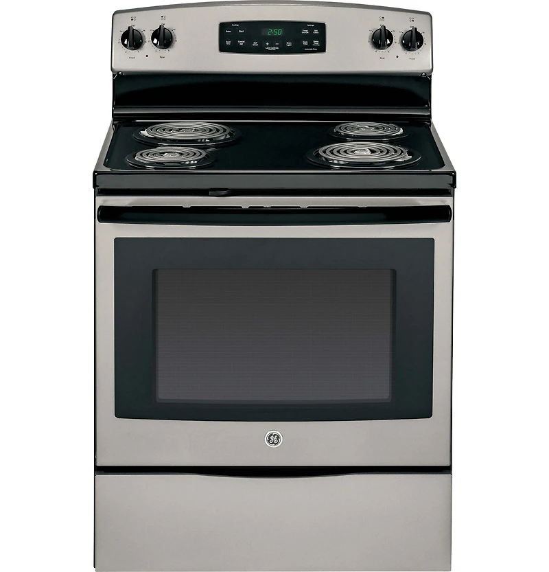 5.3 Cu. Ft. Silver Freestanding Electric Range
