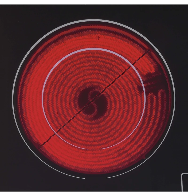 24 inch Black 4 Burner Electric Cooktop