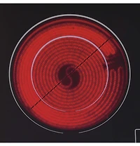 24 inch Black 4 Burner Electric Cooktop