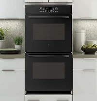 Black 27 inch Built-In Double Wall Oven