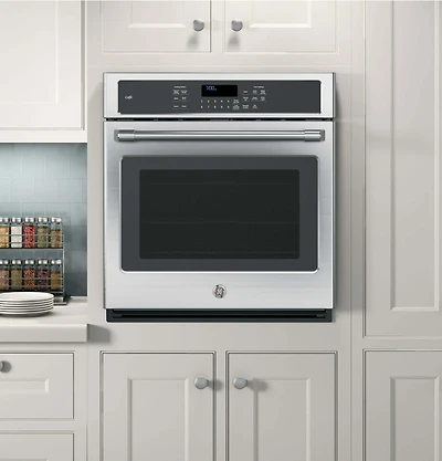 Stainless Steel Cafe Series 27 inch Built-In Single Convection Wall Oven
