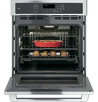 Stainless Steel Cafe Series 27 inch Built-In Single Convection Wall Oven
