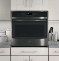 30 inch Black Stainless Single Convection Wall Oven