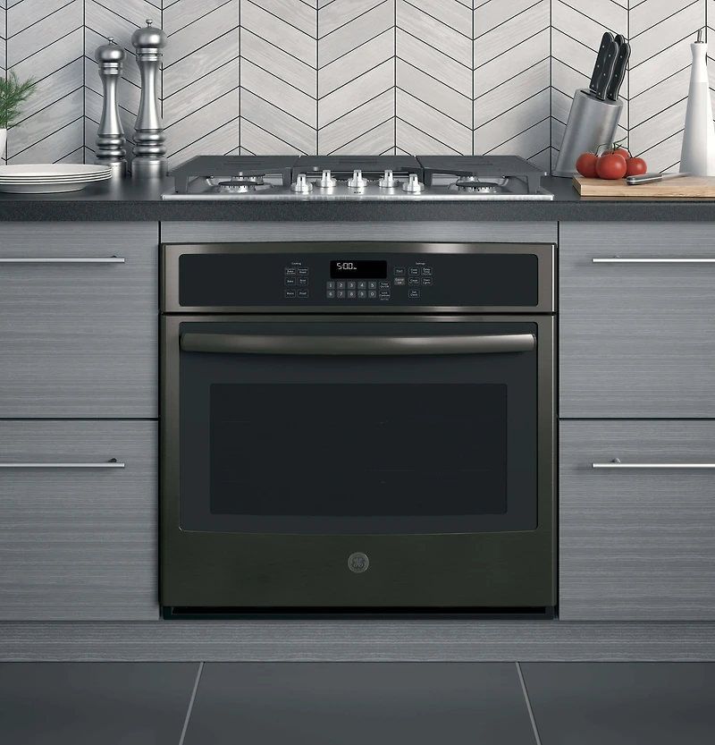 30 inch Black Stainless Single Convection Wall Oven