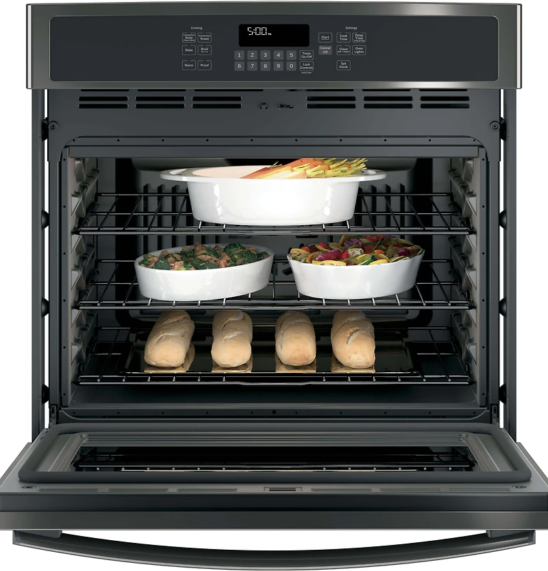 30 inch Black Stainless Single Convection Wall Oven