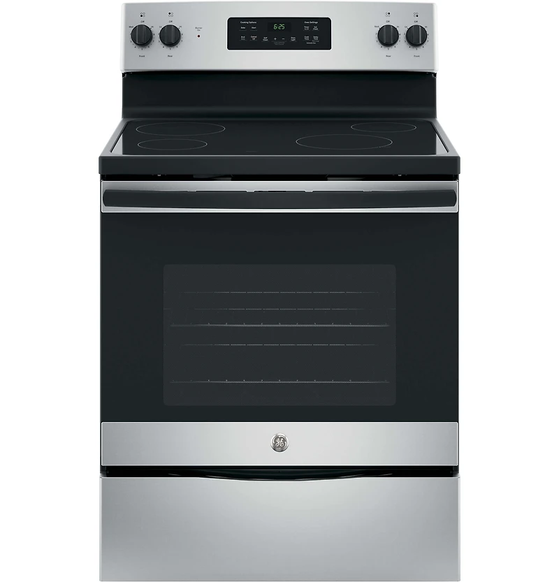 5.3 Cu. Ft. Silver Free-Standing Electric Range