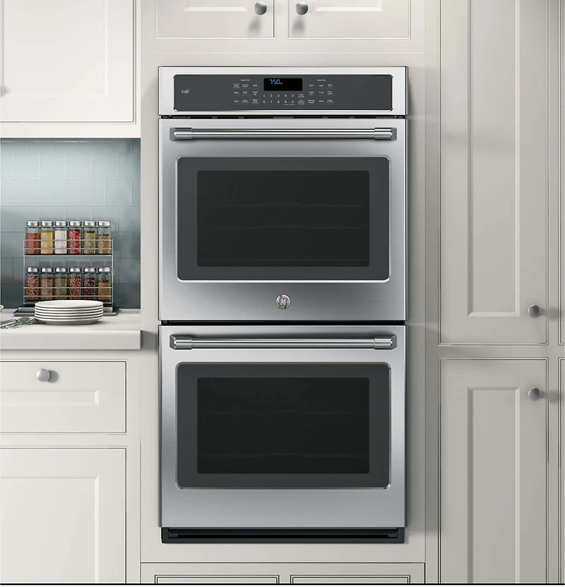 Stainless Steel Cafe Series 27 inch Built-in Double Wall Oven with Convection