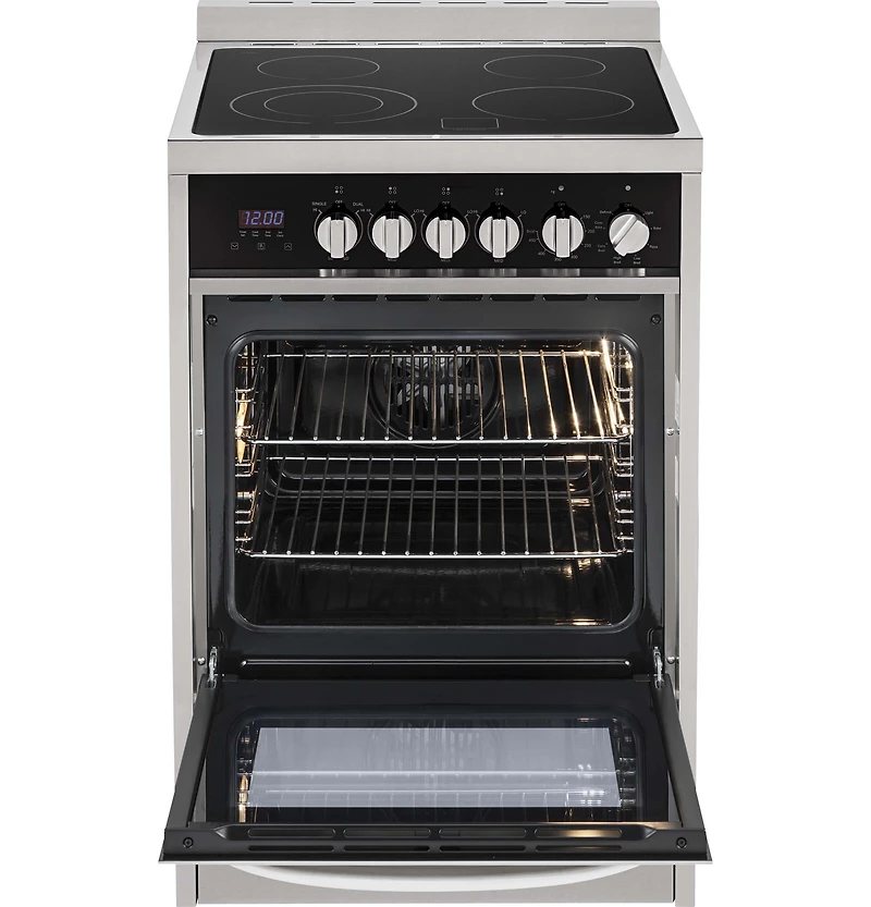 Stainless 24 inch 2.0 Cu. Ft. Electric Free-Standing Range
