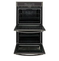 Black Stainless 30 inch Built-In Double Wall Oven with Convection