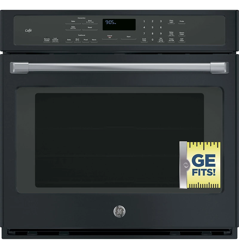 Black Slate Cafe Series 30 inch Built-In Single Convection Wall Oven