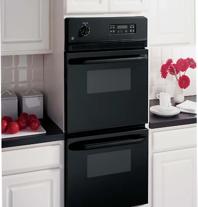 Black 24 inch Double Wall Oven