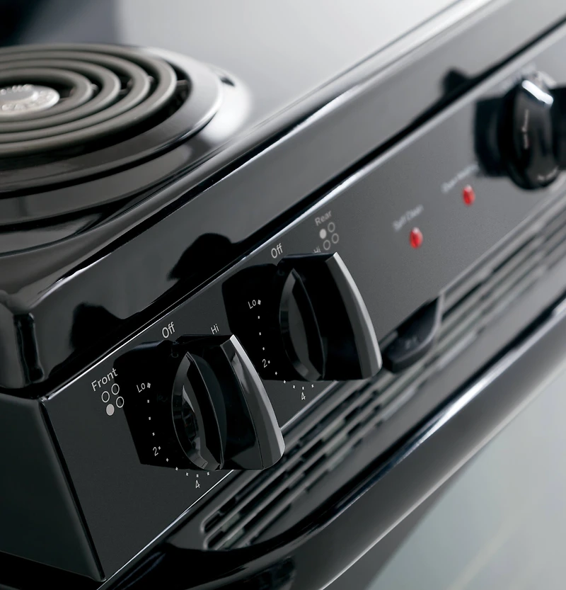 5.0 Cu Ft. Black Free-Standing Electric Range