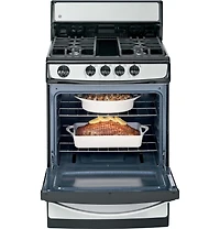 3.0 Cu. Ft. Stainless Steel Standard Clean Free-Standing Gas Range