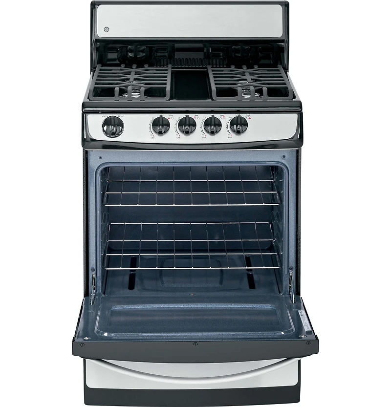 3.0 Cu. Ft. Stainless Steel Standard Clean Free-Standing Gas Range