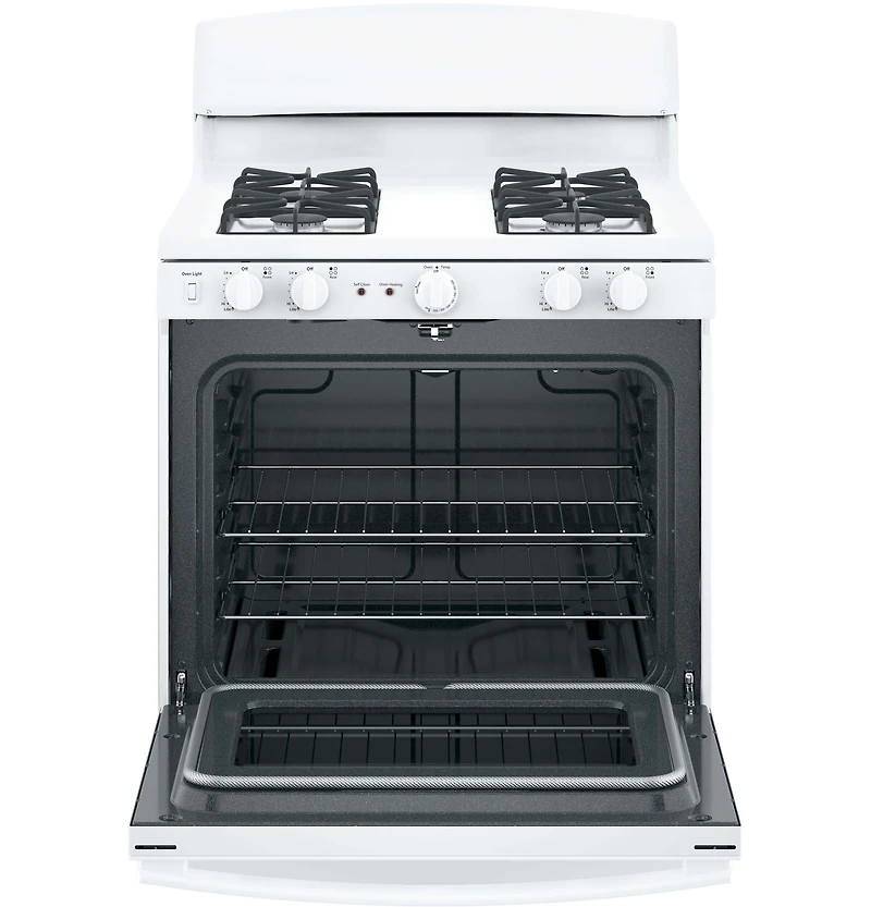 5.0 Cu. Ft. White Free-Standing Gas Range