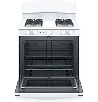 5.0 Cu. Ft. White Free-Standing Gas Range
