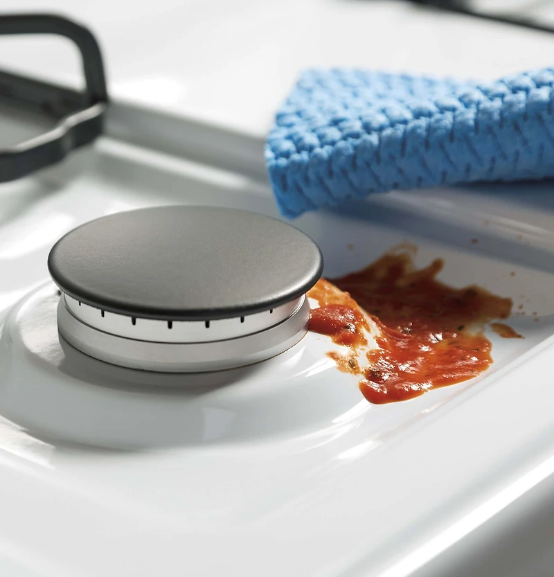 5.0 Cu. Ft. White Free-Standing Gas Range