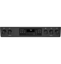 5.3 Cu. Ft. Black Slide-In Front Control Convection Gas Range