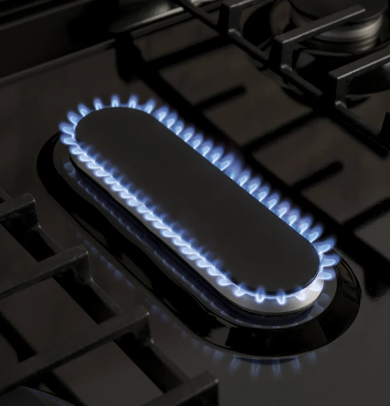 5.3 Cu. Ft. Black Slide-In Front Control Convection Gas Range