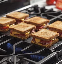 5.6 Cu. Ft. Stainless Steel Free-Standing Gas Convection Range with Warming Drawer