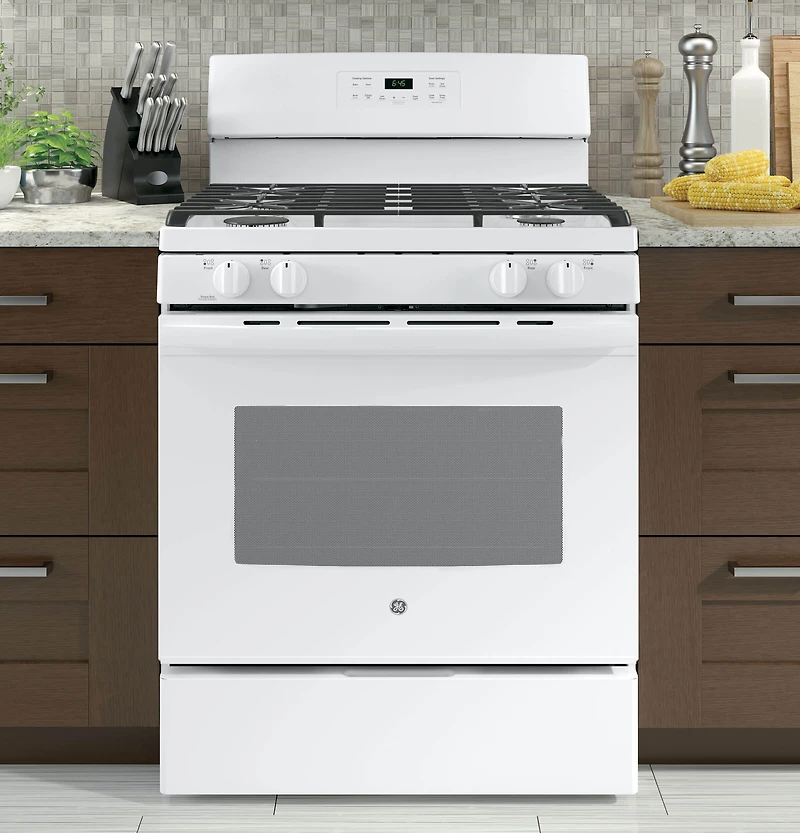 Cu. Ft. White Free-Standing Gas Range