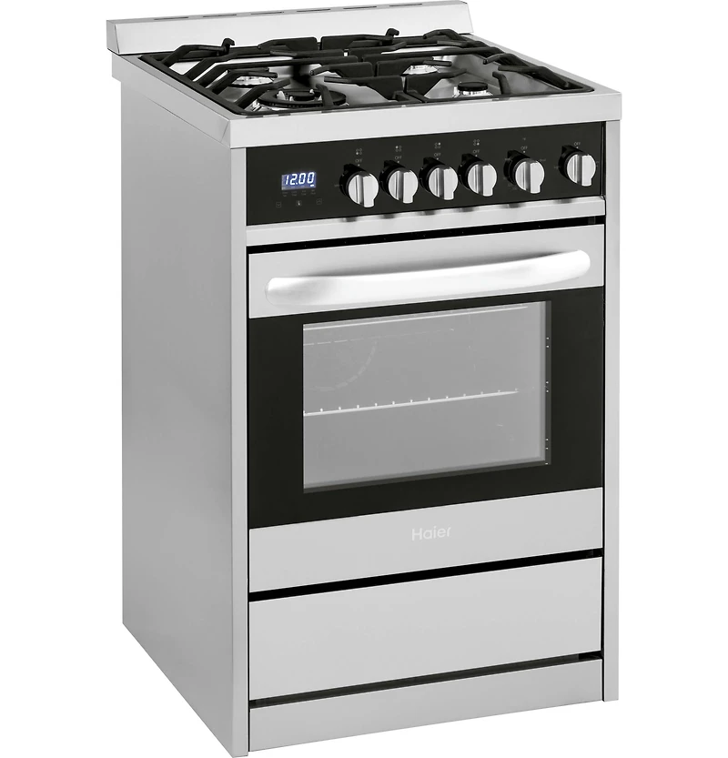 Stainless 24 inch 2.0 Cu. Ft. Gas Free-Standing Range