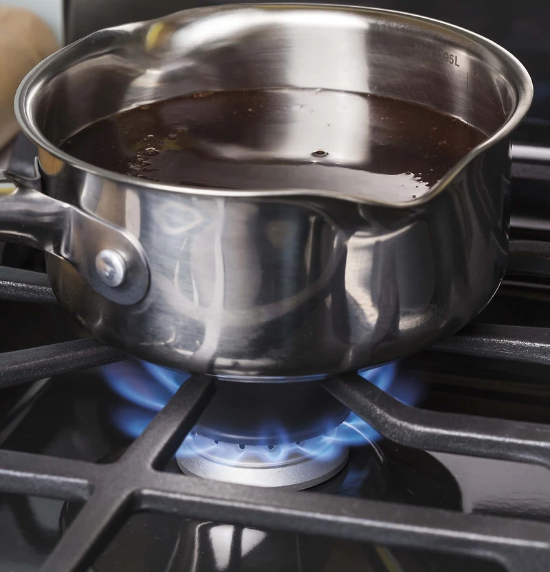 6.8 Cu. Ft. Black Stainless Free-Standing Gas Double Oven Convection Range