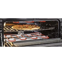 6.8 Cu. Ft. Black Stainless Free-Standing Gas Double Oven Convection Range