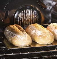 6.8 Cu. Ft. Black Stainless Free-Standing Gas Double Oven Convection Range