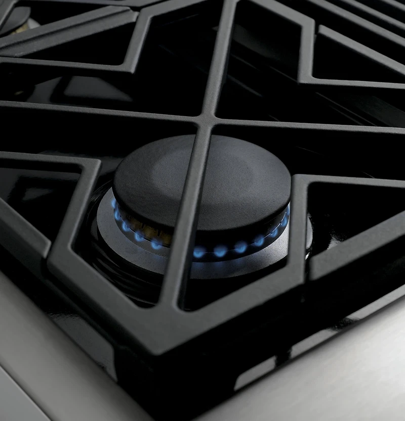 Café 36 inch Stainless 6 Burner Gas Cooktop