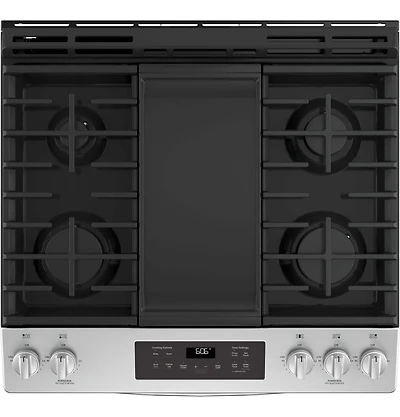5.3 Cu. Ft. Stainless 5 Burner Gas Range