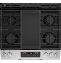 5.3 Cu. Ft. Stainless 5 Burner Gas Range