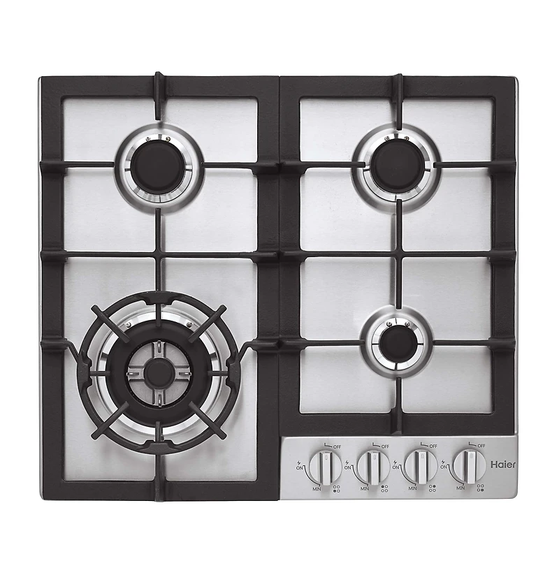 24 inch Stainless 4 Burner Gas Cooktop