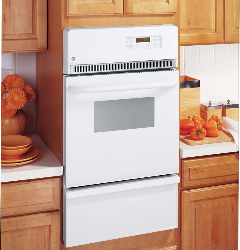 White 24 inch Built-In Gas Oven