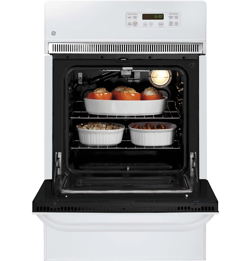 White 24 inch Built-In Gas Oven