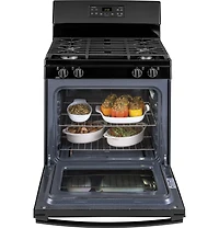 Cu. Ft. Black Free-Standing Gas Range